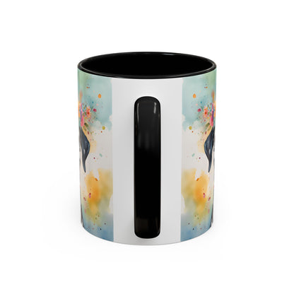 Dalmatian 02 Accent Coffee Mug - Dog Lover Gift