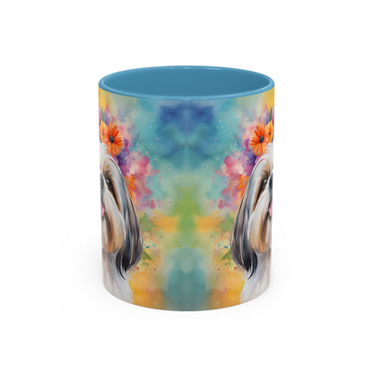 Shih Tzu 01 Accent Coffee Mug - Dog Lover Gift