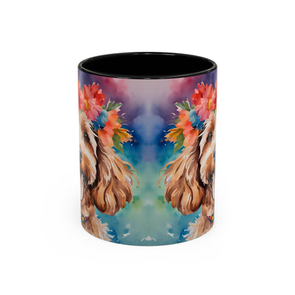 Cockapoo 05 Accent Coffee Mug - Dog Lover Gift