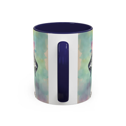 Dalmatian 01 Accent Coffee Mug - Dog Lover Gift