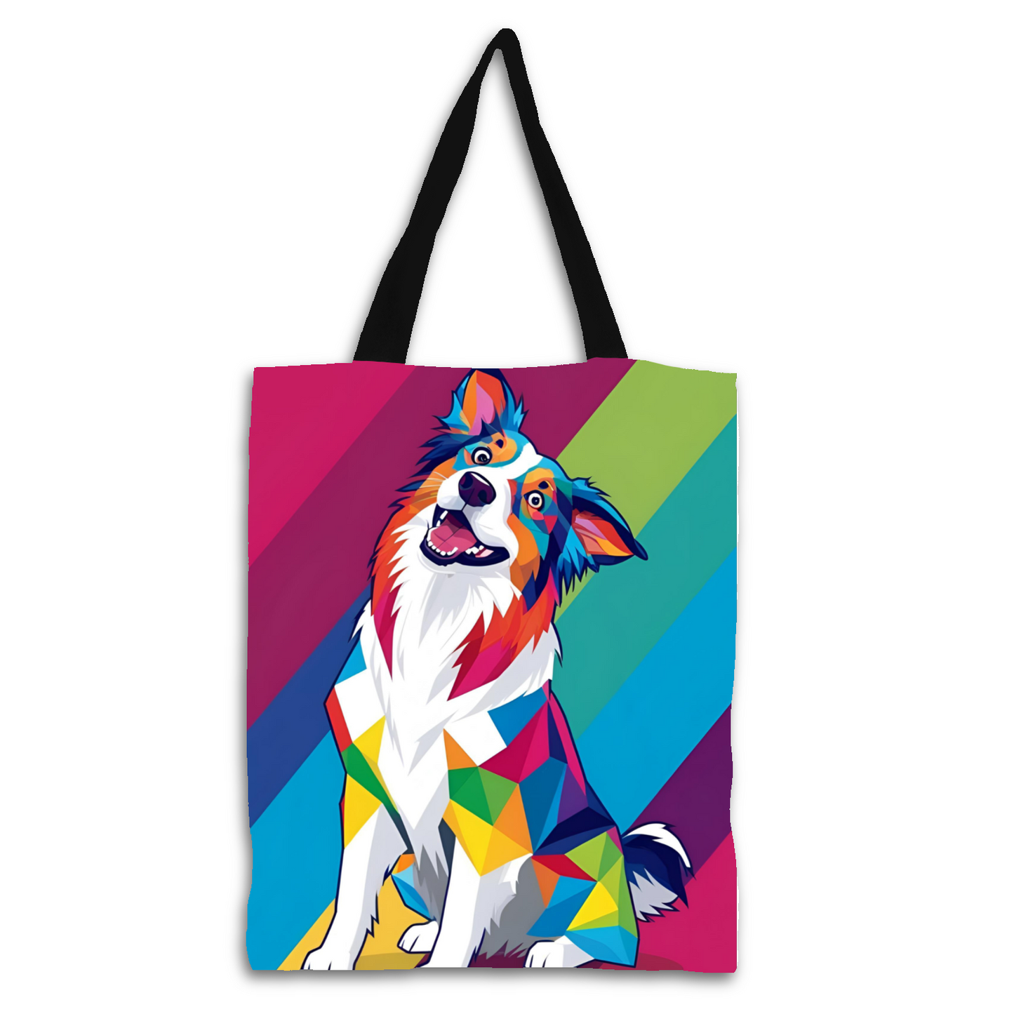 Border Collie 01 Tote Bag