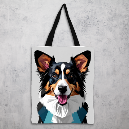 Border Collie 02 Tote Bag