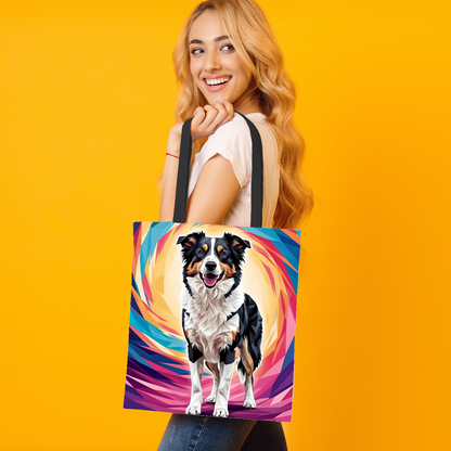 Border Collie 03 Tote Bag