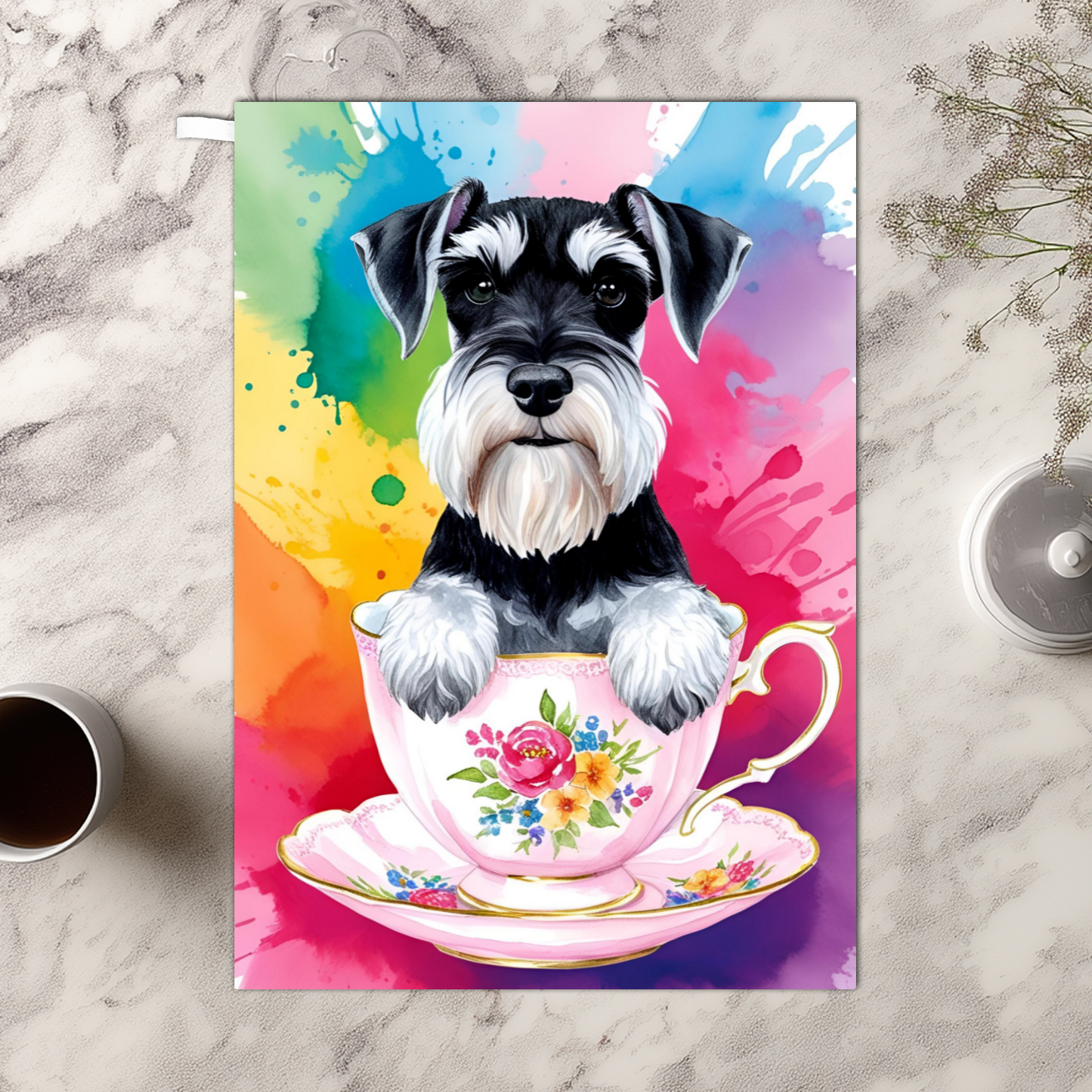 Pup In A Cup Miniature Schnauzer