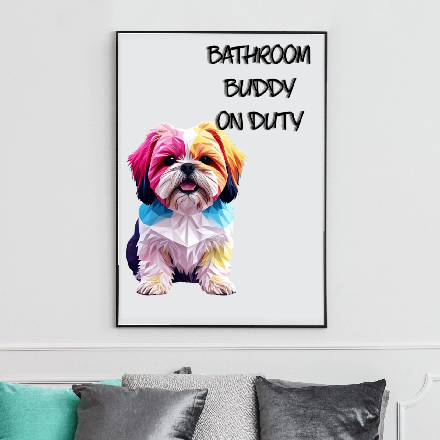 Doggy Shih Tzu Loo Poster
