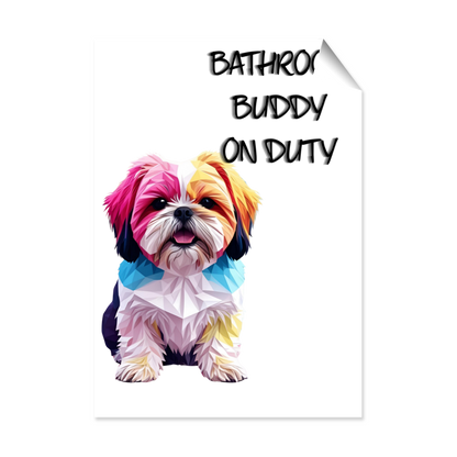 Doggy Shih Tzu Loo Poster