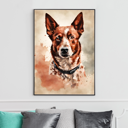 Red Heeler Print