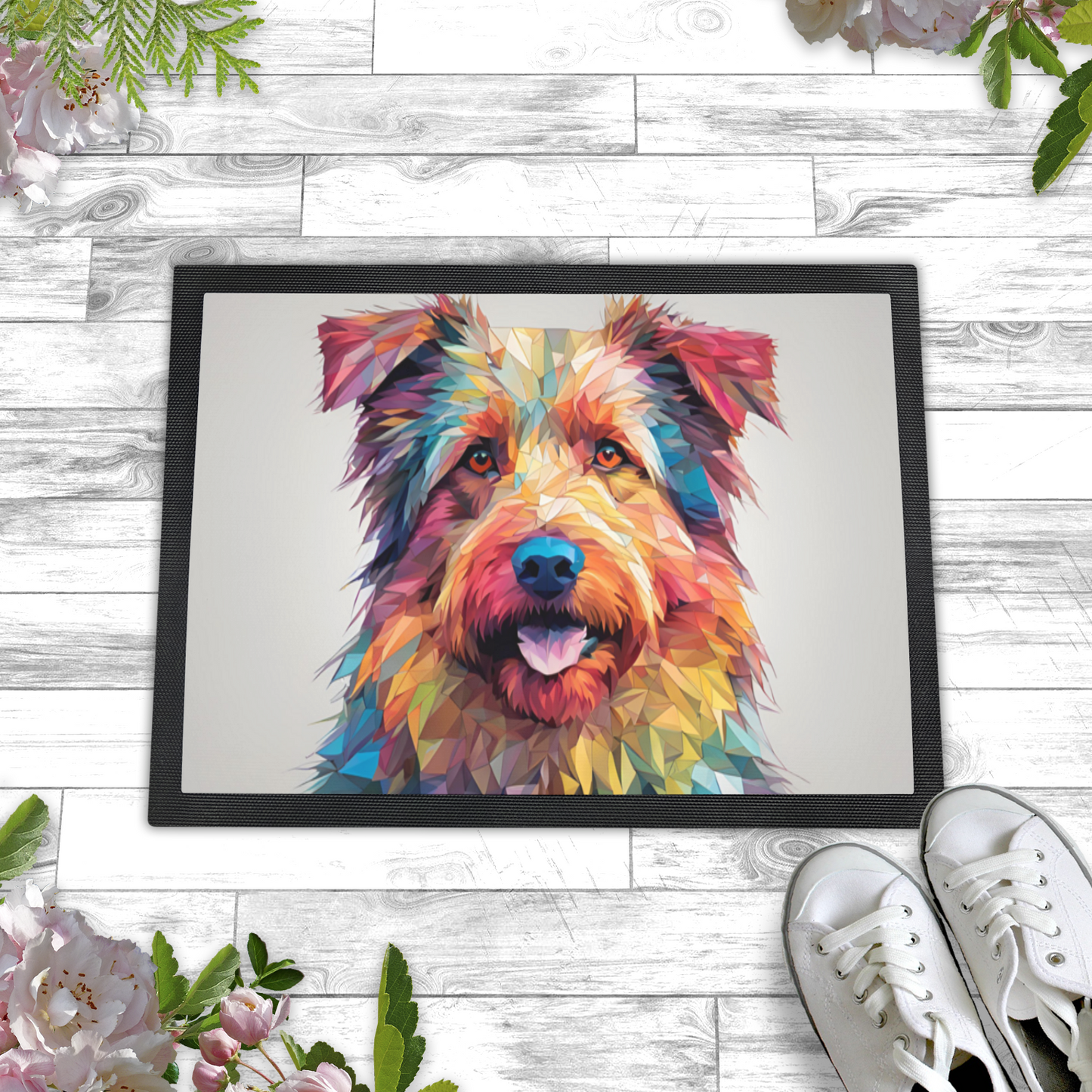 Terrier Mix Dog Food Mat