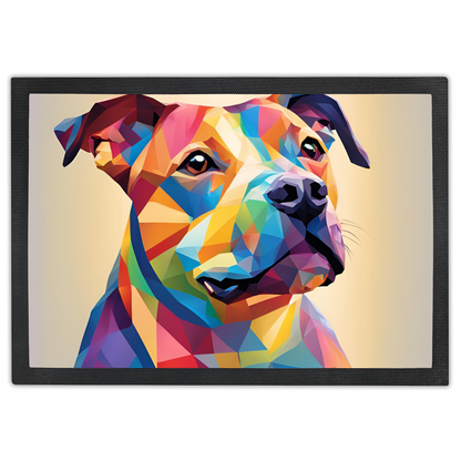 Staffie Dog Food Mat