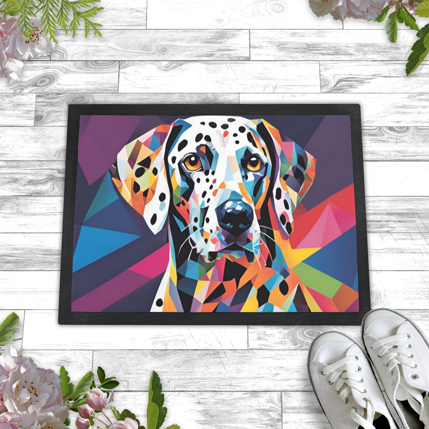 Dalmatian Dog Food Mat