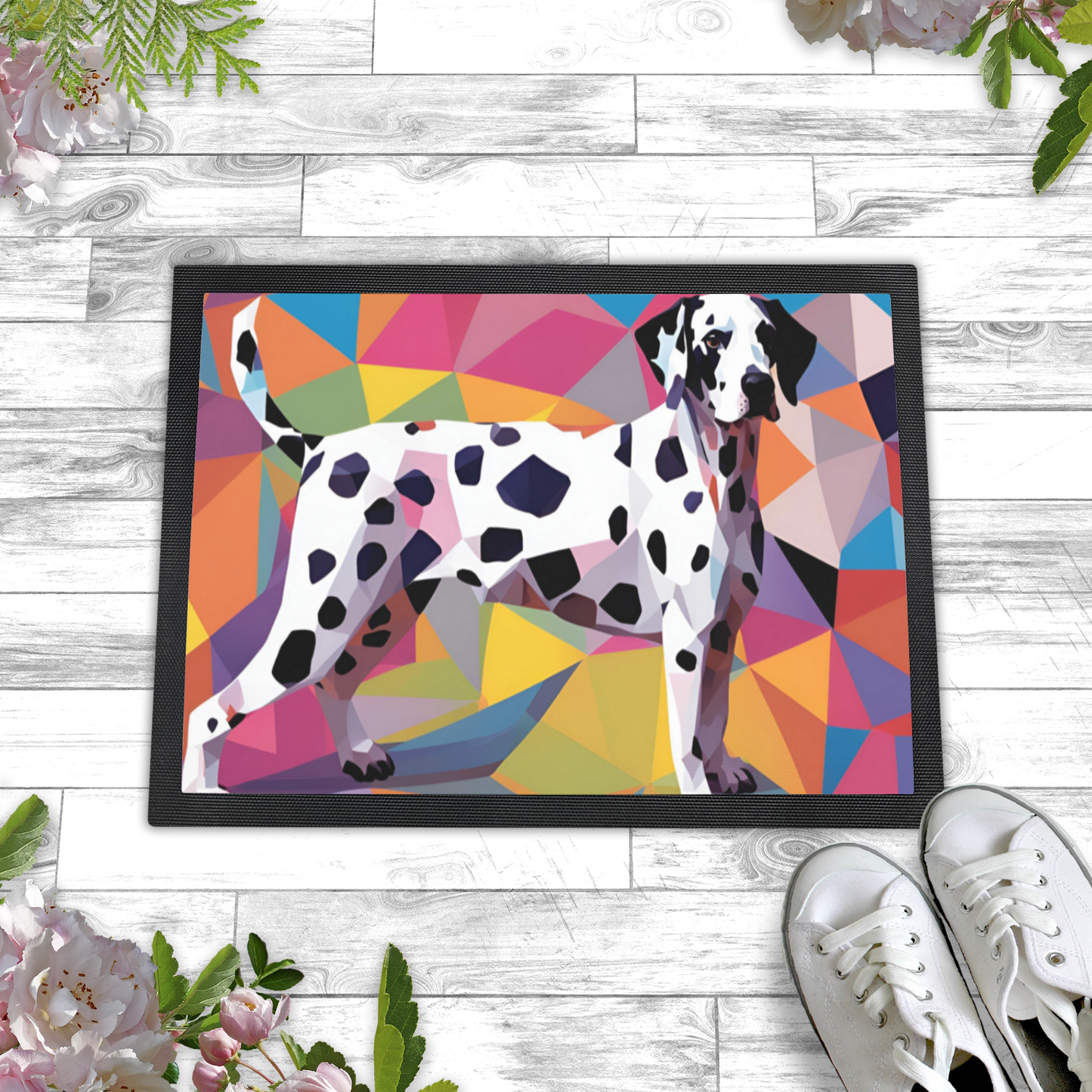 Dalmatian Dog Food Mat