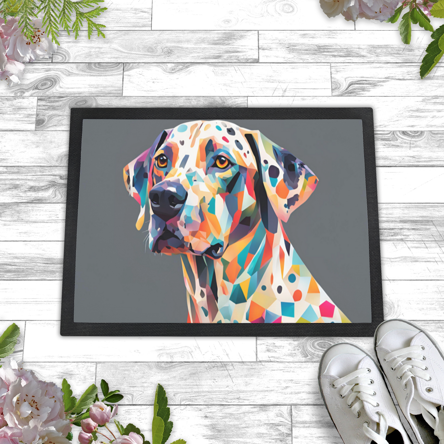 Dalmatian Dog Food Mat