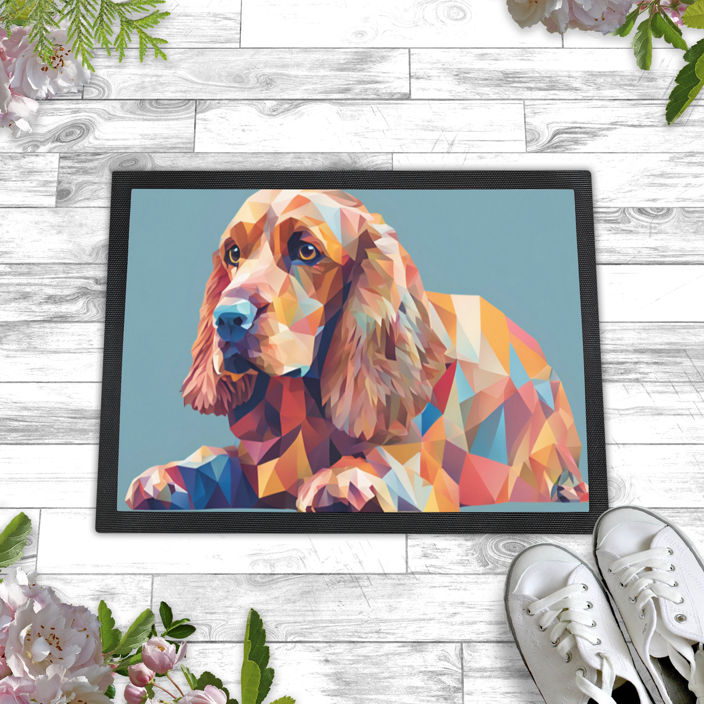 Cocker Spaniel Dog Food Mat