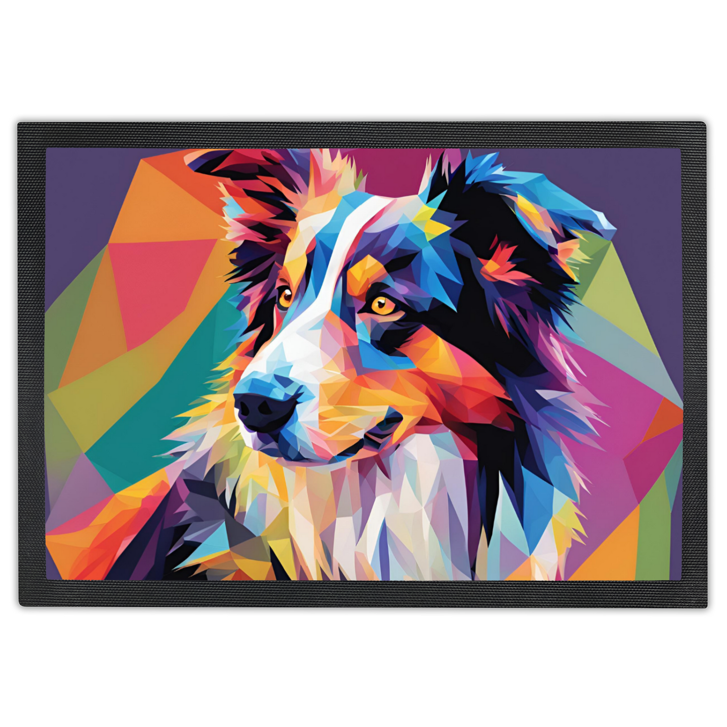 Border Collie Dog Food Mat