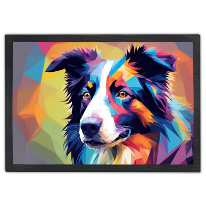 Border Collie Dog Food Mat