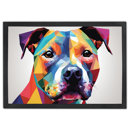 Staffie Dog Food Mat