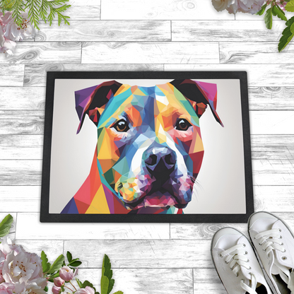 Staffie Dog Food Mat